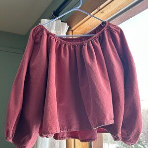 Rudy Jude Gather Blouse Plum - Small
